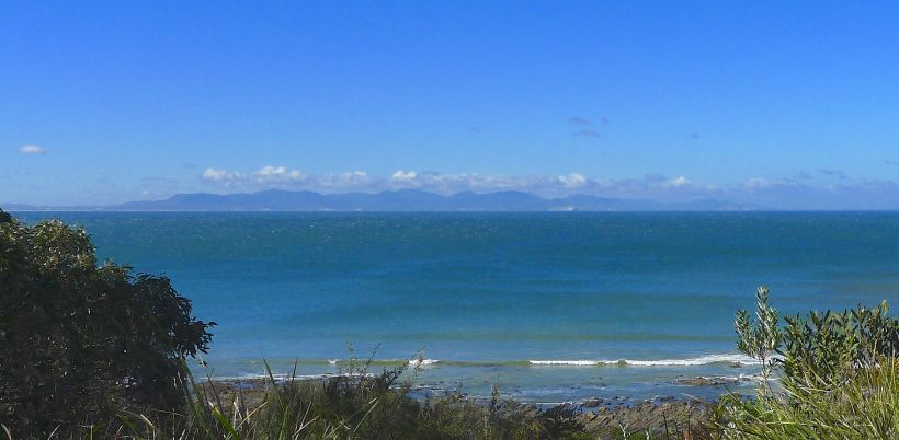 The Prom from Walkerville, across Waratah Bay - one of our mis-turns