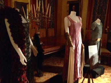 Dresses in the dining room