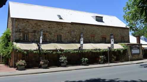Harndorf - Typical stone restaurant on the main street
