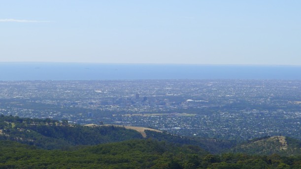 Yes, that's Adelaide there in the centre. In the middle of the green square. Squint a bit harder