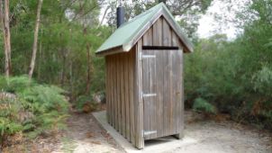 Toilet near Halfway Hut - Telegraph Track
