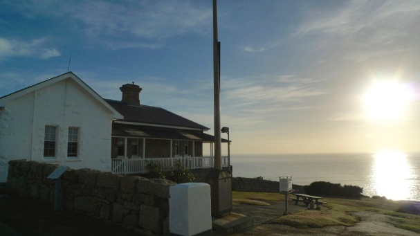 Sun rising for another beautiful day at Wilsons Promontory National Park Lightstation