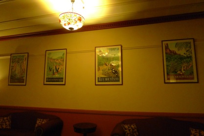 More Blue Mountains tourism posters on display in the Carrington Hotel