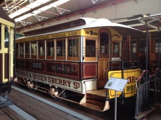 Cable Tram Trailer 256 - built in 1887 and ran on the Toorak route